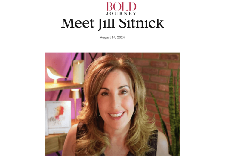 The Bold Journey Page with Jill Sitnick